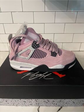 Men’s Retro 4 Pink Orchid Size 7.5.